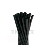 Les Pailles 12 mm grand tailles noir 100 pcs